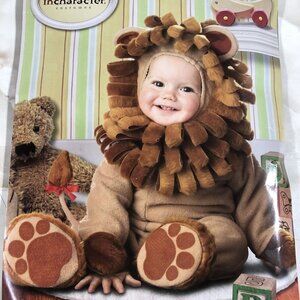 Little Lion Costume Brown 5 Pc Set Halloween Dress Up Play Sz 6 Months